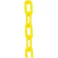 Mr. Chain Plastic Chain: Outdoor or Indoor, 3 in Size, 300 ft Lg, Yellow, Polyethylene