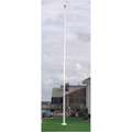 Flag Pole, 20 ft., Fiberglass, White