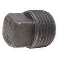Square Head Plug: Forged Steel, 1/2" Pipe Size, Male NPT, Class 6000