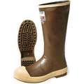 Xtratuf Rubber Boot, Men's, 10, Knee, Steel Toe Type, Neoprene, Brown, Tan, 1 PR