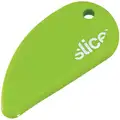 Slice Safety Cutter, Green, Ceramic, 2-1/2"Overall Length, Number of Blades Included 1