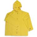 Condor Flame Resistant Rain Jacket, PPE Category: 0, High Visibility: No, PVC, 3XL, Yellow