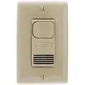 Wall Switch Box Hard Wired Motion Sensor, 1000 sq. ft. Passive Infrared, Ultrasonic, Ivory