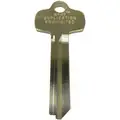 Best Key Blank, For Use With Stanley Cores, BA, Brass, KS208