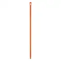 Broom Handle,Plastic,Orange,59"