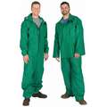 Condor Flame Resistant Rain Bib Overall, PPE Category: 0, High Visibility: No, PVC, S, Green