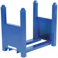 Vestil Blue Stackable Bar Cradle, 12" x 22" x 20-1/2", 3, 750 lb. Capacity
