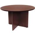 Regency Conference Table: Stationary, Round, Legacy Series, 42 in Dia, 42 in W, 29 in Ht