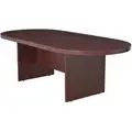Conference Table, 43 In x 8 ft, Mahogany