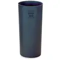 12-1/8 gal. Gray Rigid Trash Can Liner, 27-1/4" Height