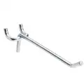 6" Zinc Plated Straight Hooks For Pegboard