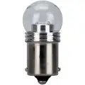 LED Mini Bulb, Trade Number 67, 1.51 Watts, G-6, Single Contact Bayonet, White, 12 V