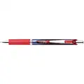 Pentel Retractable Fine-Point EnerGel RTX Roller Ball Pen, 0.5mm, Red