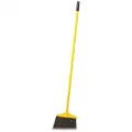 Rubbermaid 46-7/8" Angle Broom with Synthetic, Gray Bristles