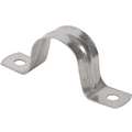 Calbrite Two Hole Conduit Strap, Conduit Straps, Stainless Steel, 4", Polished Brite