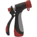 Gilmour Water Nozzle: 100 psi Max. Pressure, Trigger, 3/4 in GHT, Black/Red/Maroon