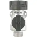 Gilmour Garden Hose Adapter, Fitting Material Zinc x Zinc, Fitting Size 3/4" x 3/4 in