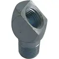 45 deg. Steel Grease Fitting Adapter, 1/8?-27 (M) to 1/8?-27 (F)