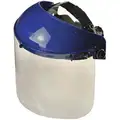 Ratchet Faceshield Assembly, Visor Material: Polycarbonate, Headgear Material: Thermoplastic