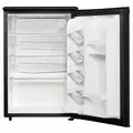 Danby Refrigerator, Residential, Black, 17-5/8" Overall Width, 2.6 cu. ft. Refrigerator Capacity