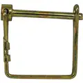Safety Pin, Standard Duty Without Coil, Steel, C1010 and C1020, Zinc Plated, 3/8" Pin Dia.