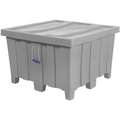 Myton Industries Bulk Container, Gray, 29-1/2" H x 44" L x 44" W, 1EA