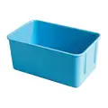 Nesting Container, Blue, 4-1/2"H x 9-3/4"L x 6-1/8"W, 1EA