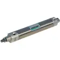 1-1/2" Air Cylinder Bore Dia. with 12" Stroke Stainless Steel , Pivot Mounted Air Cylinder