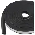 Weatherstrip, 10 ft. Overall Length, EPDM Rubber Insert Material