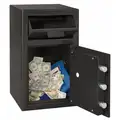 Sentry Safe Cash Depository Safe, 1.09 cu. ft., 108 lb., Black