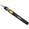 General Screwdriver Kit: 5/32 in Hex Drive Size, 100 RPM Free Speed, (1) Bare Tool, (2) Batteries, (2) AAA