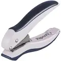 One-Hole Paper Punch, 10 Sheet Cap, Gray