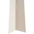 Corner Guard, Molded Plastic, 48" Height, 2" Width, 0.0625" Thickness, White