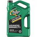 Quaker State Conventional Engine Oil, 5 qt. Bottle, SAE Grade: 5W-20, Amber/Brown