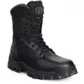 Rocky 8" Work Boot, 9, Medium, Men's, Black, Composite Toe Type, 1 PR