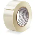 Ability One Filament Tape: Fiberglass, 2 in x 180 ft, 6 mil Tape Thick, 300 lb/in Tape Tensile Strength