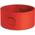 Base, Red, 1-13/16" Height, 3-29/32" Width, 3-29/32" Depth