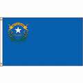 Nylglo State Flag: 4 ft. H, 6 ft. W, 25 ft. Min. Flagpole H, Indoor/Outdoor, Nevada