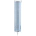 San Jamar Cup Dispenser: Wall, Dispenser Holds 4 to 10 oz. Cups, 3 1/4 in Max. Rim Dia