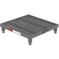 Adjustable Height Work Platform, Steel, Single Access Platform Style, 5" to 8" Platform Height