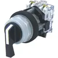 Eaton Non-Illuminated Selector Switch, Size: 30mm, Position: 3, Action: Maintained / Maintained / Momentar