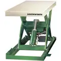 Stationary Electric Lift Scissor Lift Table, 3000 lb. Load Capacity, Lifting Height Max. 43-1/4
