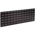 Louvered Panel with 0 Bins, 36"W x 3/4"D x 12"H, Number of Sides: 1, 160 lb. Load Capacity