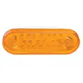 Grote 77363 Oval, Class II, LED Strobe Light; Amber