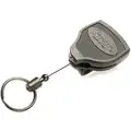 Key-Bak Key Reel: Super 48 Super Duty Kevlar Cord, Split, 1 1/4 in Ring Size