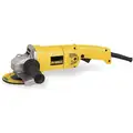 Angle Grinder, 5" Wheel Dia., 12 Amps, 120VAC, 10,000 No Load RPM, Trigger Switch