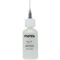 Plato Flux Dispenser: 2 oz, Needle Tip, Solder Flux, Clear/Gray