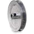 Standard V-Belt Pulley: 1 Grooves, 4" Pulley Outside Dia., 1/2" Pulley Bore Dia.
