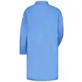 Bulwark Light Blue Cotton Flame-Resistant Lab Coat, M, 7 oz., Number of Outside Pockets 3