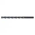Extra Long Drill Bit, Drill Bit Size 3/16", Overall Length 12", High Speed Steel